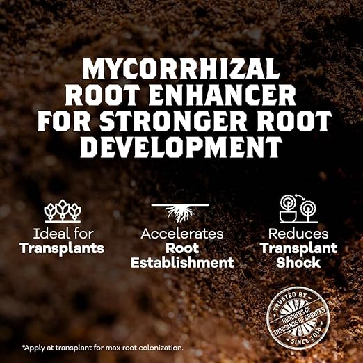 DYNOMYCO Granular Mycorrhizal Fungi Inoculant, 200g / 7oz – Boosts Root Growth, Yields & Nutrient Uptake – 900 Propagules/g, Concentrated Granules, & OMRI Listed – Biofertilizer for Plant Growth