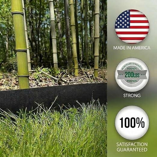 Tree Root Barrier Roll, HDPE Plastic Root Barrier Shield for Trees Aspens Invasive Roots, Puncture Resistant Easy Install Landscape Barrier for Yard Garden 30inx35Ft - 62.5mil