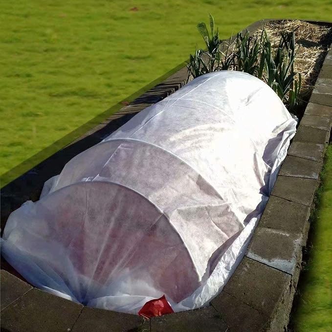Agfabric Plant Covers Freeze Protection 10'x12' 0.55oz Frost Blankets for Plants Plant Frost Protection Covers Garden Winter Frost Pests Protection,White