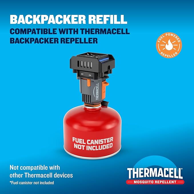 Thermacell Mosquito Repellent Refills; Compatible with Thermacell Backpacker; Highly Effective, Long Lasting, No Spray, No Scent, No Mess; 15 Foot Zone of Mosquito Protection