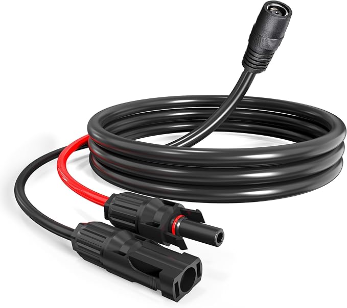 DC8020 Female to Solar Connector,Solar Charge Extension Cable 12AWG DC8020 Adapter Cable for Solar Panel,Compatible with Jackery SolarSaga 200W Portable Solar Panel