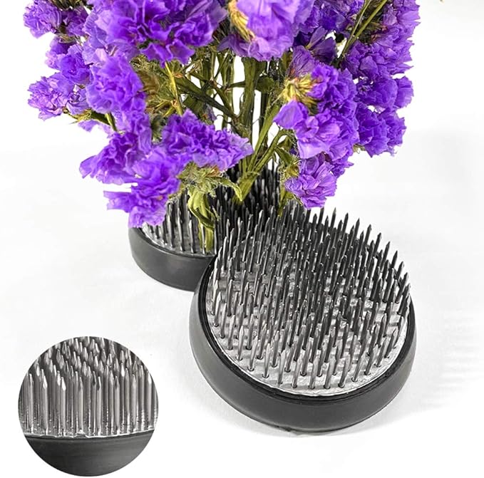 Flower Frog Stainless Steel Pin Frog Flower Arrangement Holder (2 Inch (2pcs))