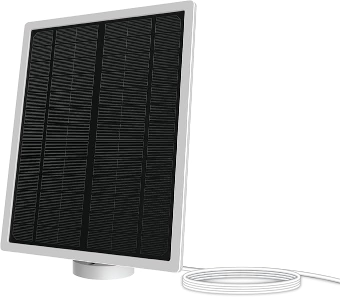 Feit Electric Solar Panel Continuous Charger Panel/SOL/CAM Compatible Feit Electric Smart Outdoor Camera CAM/WM/WiFi/BAT, 9ft Cord, Micro-USB, Adjustable Mounting Bracket (Pack of 3)