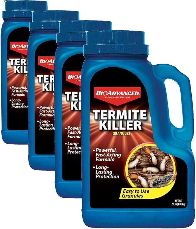 BioAdvanced Termite Killer, Granules 9 LB (Pack of 4)
