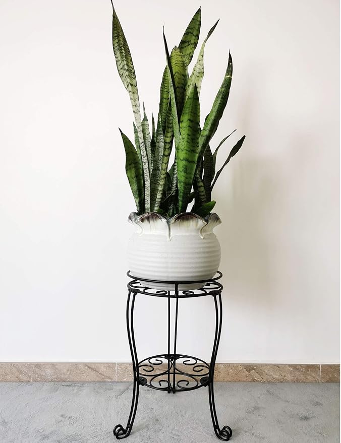TREEZITEK One 18.9IN tall plant stand,two set of 6 inches plant stands