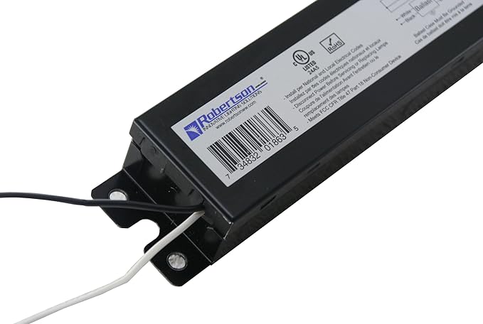Robertson 2P20158 ISL296T12MV Pak of 10 Fluorescent eBallasts for 2 F96T12 Lamps, Instant Start, 120-277Vac, 50-60Hz, NBF, HPF, (for HO lamp Applications The Recommended Ballast is The PSB296T12HOMV)