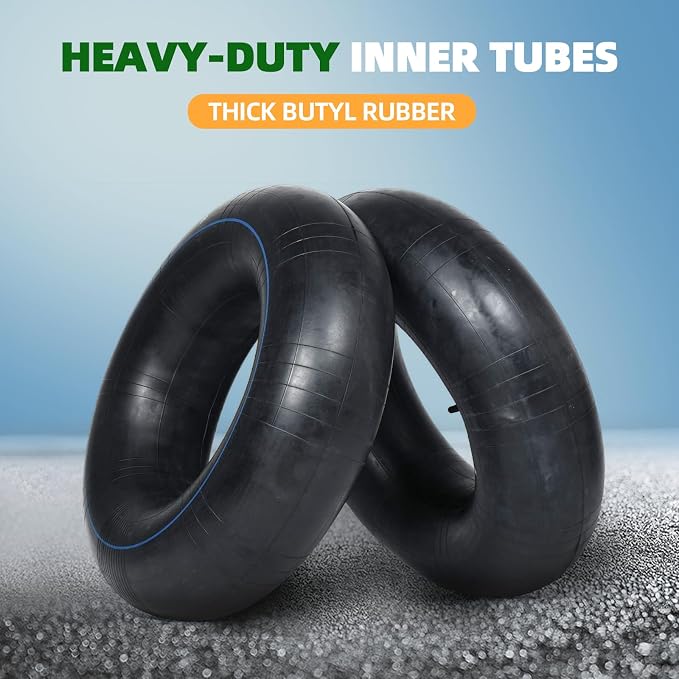 AR-PRO (2 Packs 20x8.00-8, 20x8-8, 20x10.00-8, 20x10-8 Inner Tube Replacement with TR-4 Straight Valve Stem for Mower/Tractor/Golf Cart/Garden Trailer and More