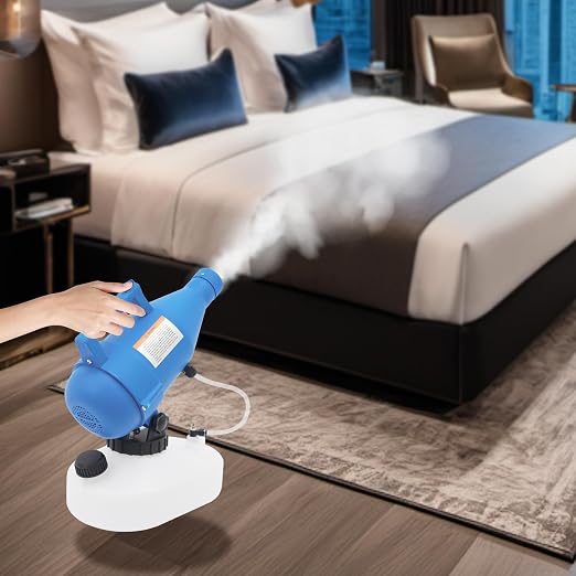 1.19 Gal Electric Mist Sprayer, 1200W Portable Automatic Fogger Sprayer | Adjustable Fogger Sprayer Machine with 16.4Ft Power Cord for Home Gardens Farms Public Places, 26.2-32.8Ft Spraying Range