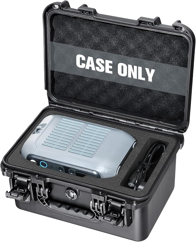 Hard Case for Anker Solix C300 - Portable Solar Generator Hard Shell Case: Waterproof Travel Carrying Storage Box for Anker Power Bank Solix C300 Power Bank Station - for Outdoor Campers & Adventurers