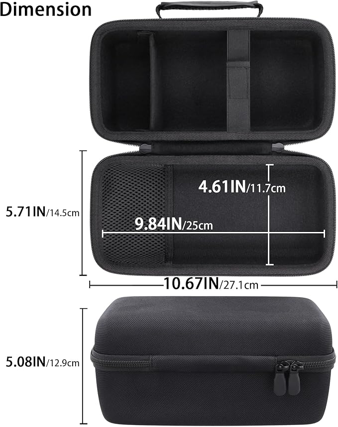 co2CREA Hard Travel Case Compatible with Anker SOLIX C200 DC Power Bank Station, Outdoor 192Wh 60,000mAh Portable Power Station, 200W Solar Generator