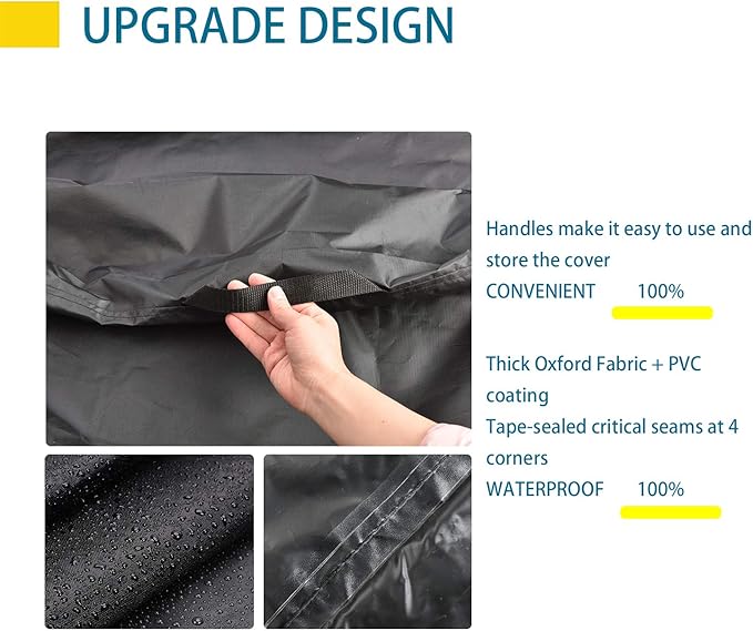 Patio Conversation Set Cover Patio Furniture Set Cover Outdoor Sectional Sofa Set Covers Waterproof Dining Table Chair Set Cover Heavy Duty 90 inch L x 64 inch W x 28 inch H
