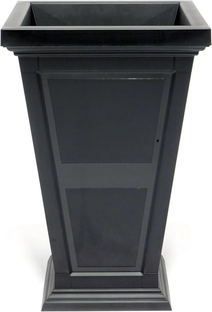 FCMP Outdoor - Modemmo Chelsea Self-Watering Planter (2 Pack), Black