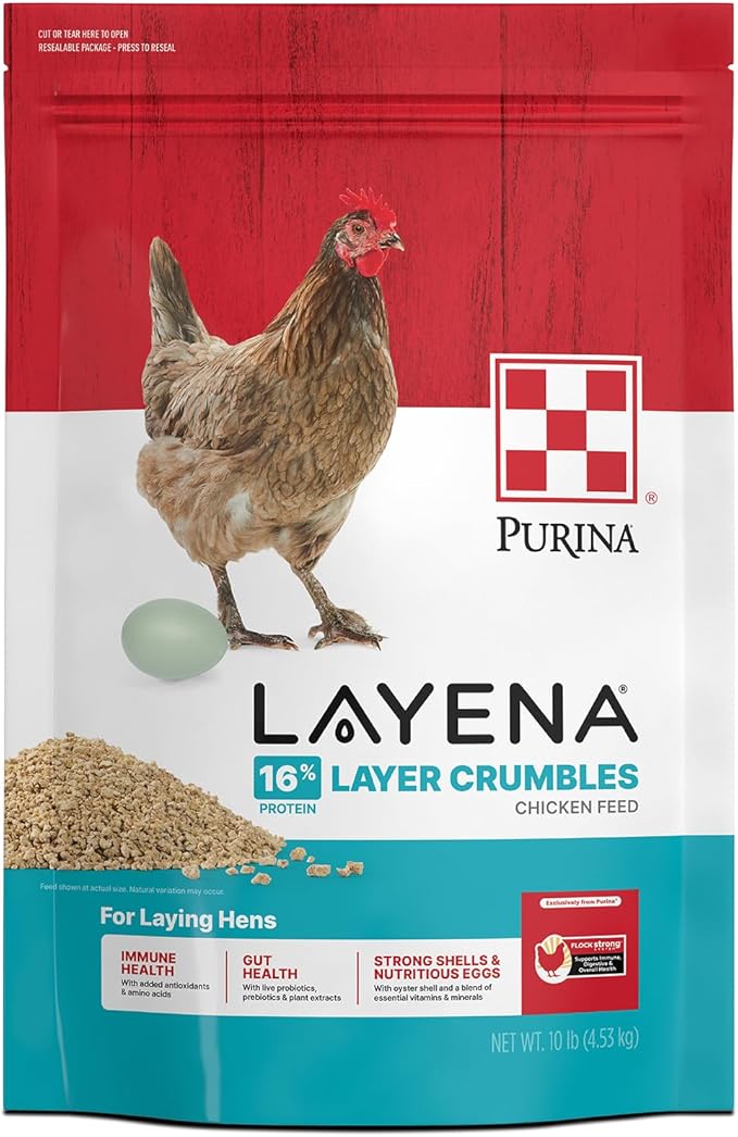Purina® Layena® Crumbles Chicken Food, 10 Pound Bag