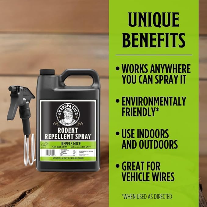 Grandpa Gus's Rodent Repellent (1 Gallon / 3.79 L)