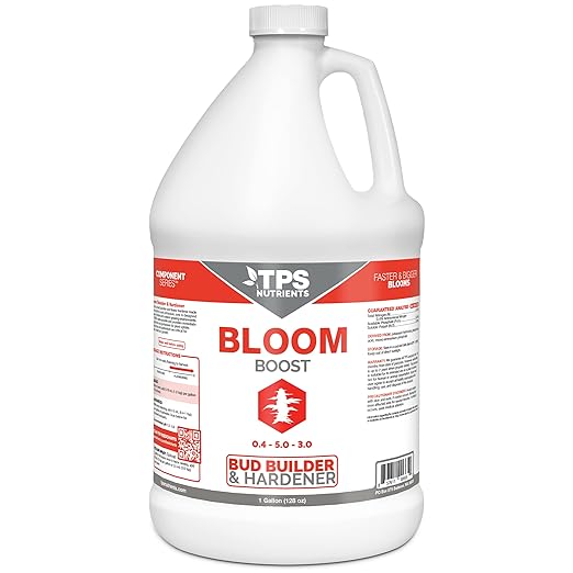 Bloom Bud Builder & Flower Hardener Plant Nutrient and Supplement, Triggers Fast Flowering by TPS Nutrients, 1 Gallon