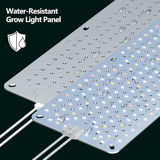 Grow Lights for Indoor Plants Full Spectrum,High PPFD 1536LEDs Plant Lights with 4/8/12/16/20H Timer, Flexible Series & Parallel Connection for Indoor Growing(8 Pack)
