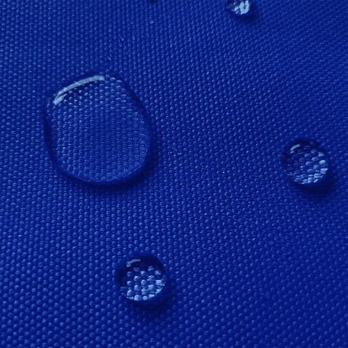 Waterproof Canvas Fabric by The Yard 58" W 600D Upholstery Polyester Material Indoor Outdoor Water Resistant Fabric for Chair Cushion Furniture Cover Sewing DIY Cloth, 2 Yards Royal Blue