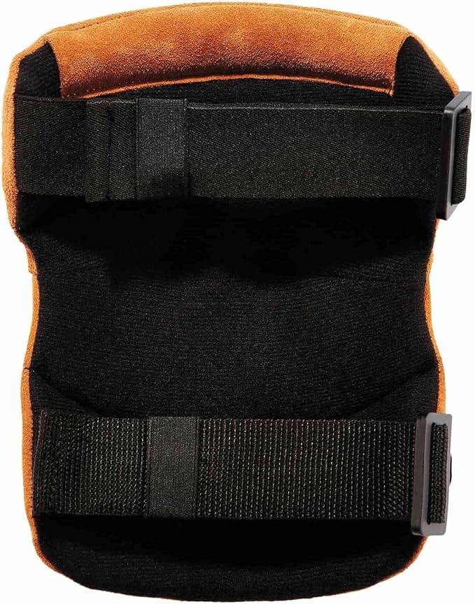 Ergodyne - 18232 Leather Knee Pads, Heavy Duty, ProFlex 230 Brown, One Size