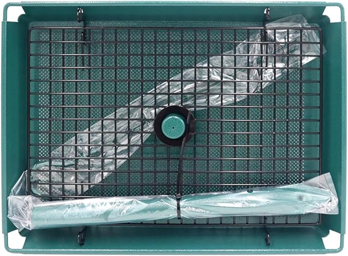 Zenport Z203009 2-in-1 Platform Bird Feeder, Green - 3 Pack