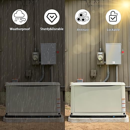 100A Manual Transfer Switch for Generator, Manual Generator Transfer Switch,100 Amp 120/240-Volt 24000W General-Duty Double-Throw Safety Switch, NEMA 3R for Outdoor and Indoor, 2P