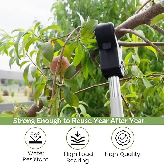 Tree Crutches (2-Pack) - Durable Support for Fruit Tree Branches - Prevents Breakage from Heavy Fruit or Snow - Fits 2x2 Lumber, T-Bar, Stakes & More - Pole Not Included