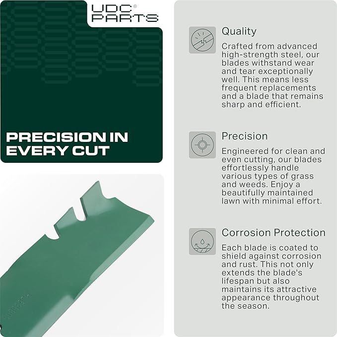 UDC Parts 116-6358-03 Mower Blades Replacement for Toro TimeMaster 30 Inch 120-9500-03 TurfMaster 30" 21199 20199 Exmark 20120P 20200 20975 20976 20977 20978 21200 21810 / Gator Mulching Blades 2 Pack