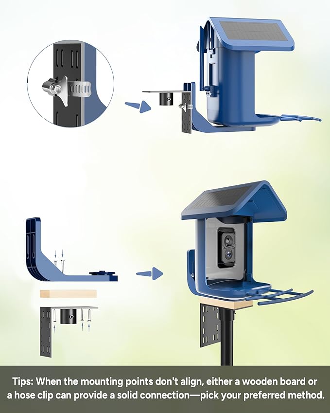 Onlyfly Bird Feeder Pole Stand – 74.5 Inch Height Feeding Station with 1-Inch Dia Heavy Duty for Hanging Feeders, Bird House Pole Mount Kit for Outdoor, Slip-Fit Connection