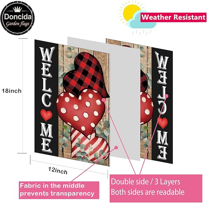 20 Pack Seasonal Garden Flags Set Double Sided 12x18 Inch Small Yard Flags, Holiday Seasonal Garden Flag for Outside Decoration for All Year Round