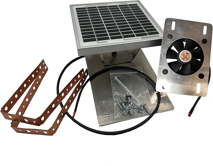 Solar Metal RidgeBlaster for Houses, Sheds and garages That Have Ridge Venting