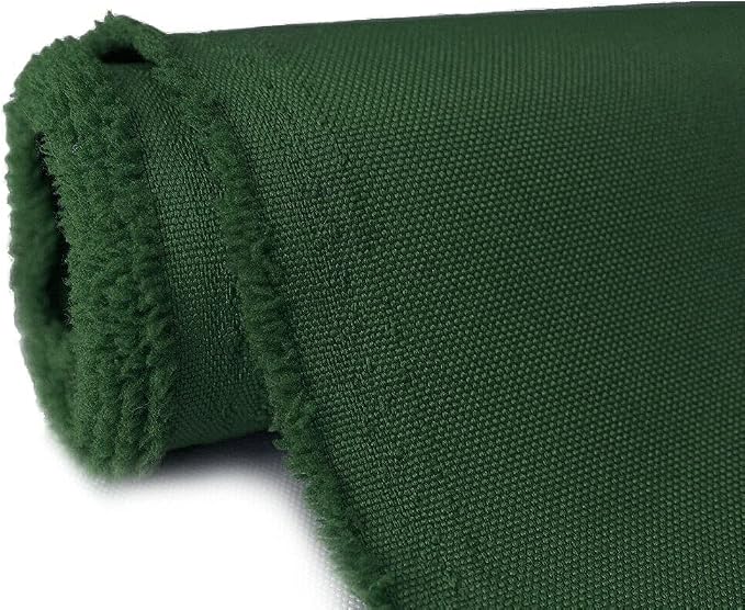 Waterproof Canvas Fabric by The Yard 58" W 600D Upholstery Polyester Material Indoor Outdoor Water Resistant Fabric for Chair Cushion Furniture Cover Sewing DIY Cloth, 3 Yards Green