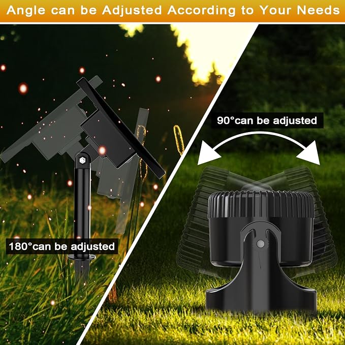 Solar Pond Lights, 3-in-1 Warm White Underwater Pond Lights, Smart Auto ON/Off Submersible LED Fountain Lights with 3-Brightness Modes, IP68 Waterproof for Pond, Garden, Patio, Pool, Waterfall Decor