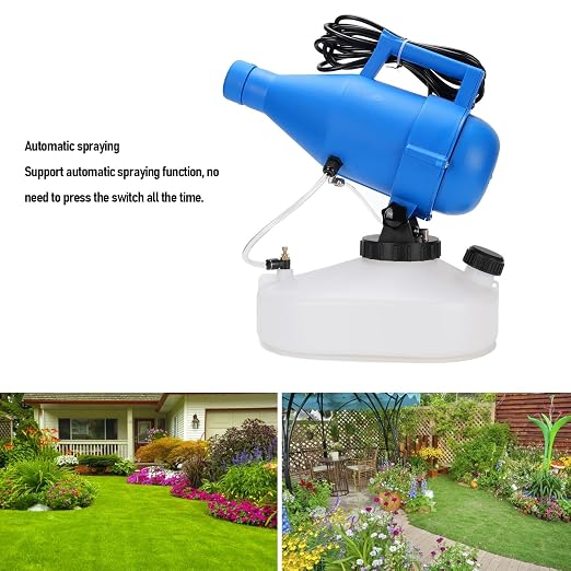 Electric Fogger Sprayer, 4.5L Adjustable Portable Fogger for Indoor and Outdoor Use - Variable Flow Control, Fine Atomization, Ideal for Hotels and Gardens