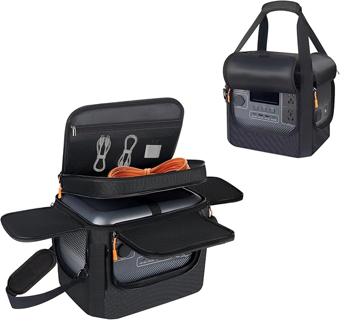 Portable Carrying Bag Compatible with BLUETTI Elite 100 V2/AC70/AC70P& Jackery Explorer 1000 V2，Power Station Storage Case for Accessories & Solar Generator，Adjustable Shoulder Strap（Only Bag）