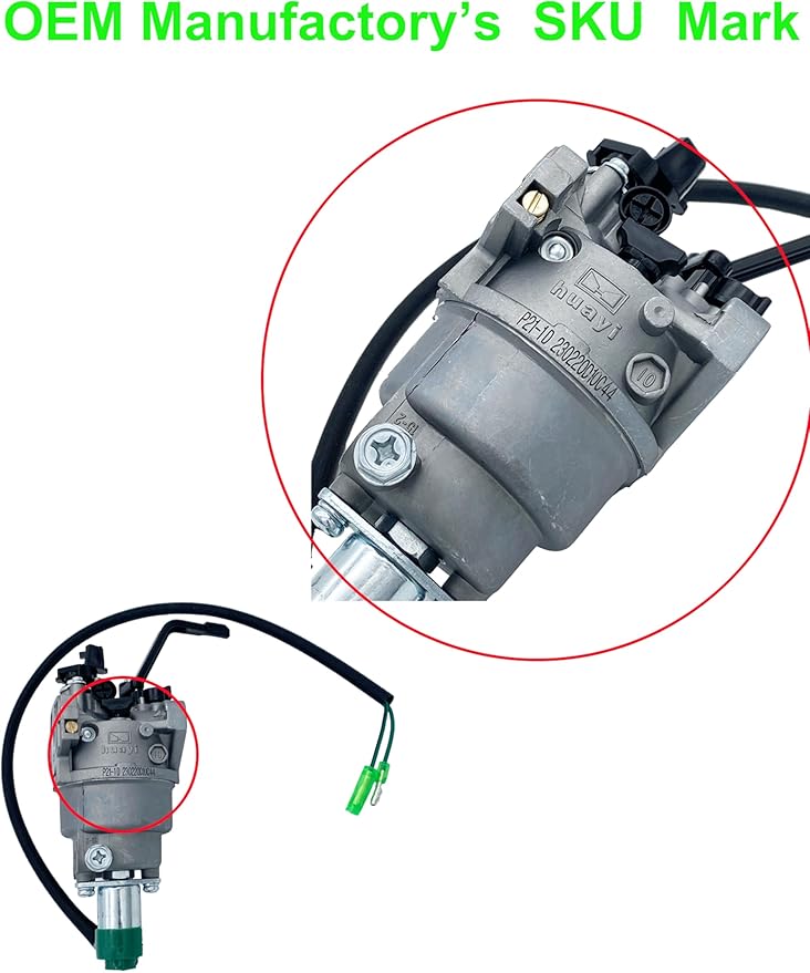 YAMAKATO Gas Generator Carburetor Manual for Huayi P21-1D Predator 301cc 302cc 240cc 242cc 270cc 274cc Honda GX270 GX240