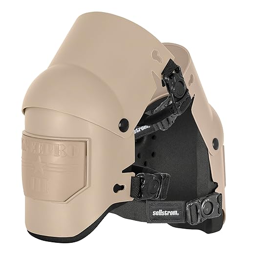 Sellstrom Ultra Flex KneePro Professional Knee Pads for Men & Women with Thick Foam Cushioning & Heavy Duty Hard Outer Shell - Adjustable Straps with Speed-Clips & Ergonomic Metal Hinges - for Construction Work, Gardening, Roofing, Flooring