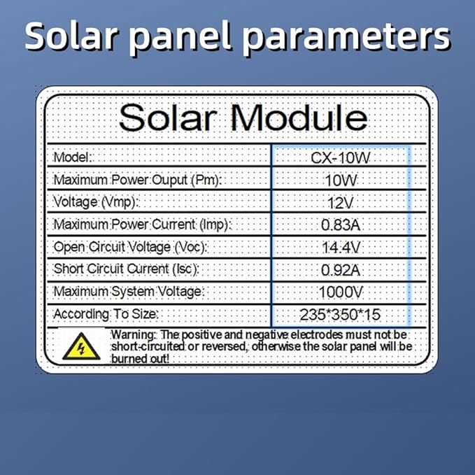 12V Solar Panel with 6 Optional Adapter Plugs,10W Solar Panel Battery Charger Portable for Vehicle Gate Opener Electrical Fence Chicken Coop Lawn Tractor Boat