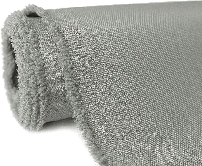 Waterproof Canvas Fabric by The Yard 58" W 600D Upholstery Polyester Material Indoor Outdoor Water Resistant Fabric for Chair Cushion Furniture Cover Sewing DIY Cloth, 3 Yards Silver Gray