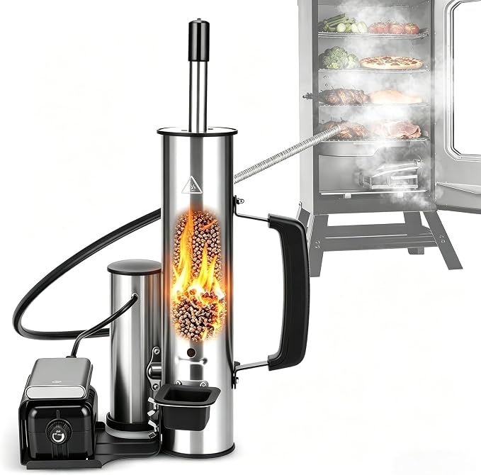 Cold Smoke Generator, 2026 Portable Electric Smoke Generator with Air Pump, Smoke Tube for Pellet Smoker, Cold Smoking Accessory for Cheese, Salmon, Adjustable Smoke Volume, Fits for Grills & Smokers