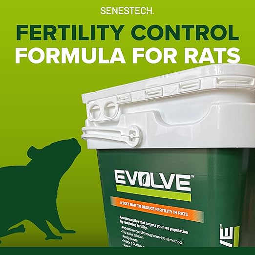 Evolve Rat Birth Control Soft Bait Sausages – 12 lbs | Scientifically Proven Rat Population Control | Not a Poison, Long-Term Population Management
