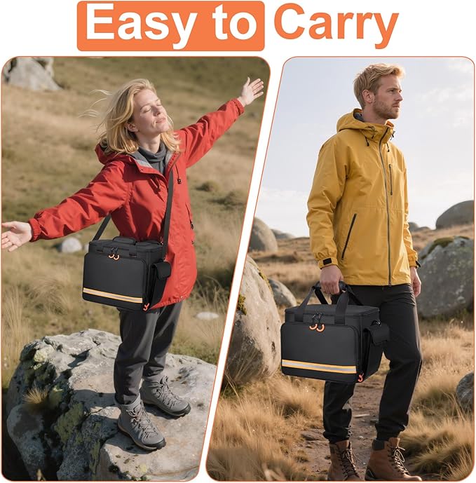 Portable Station Bag Compatible with Jackery Portable Power Station Explorer 500, With Plenty of Room for Accessories, Waterproof and Non-slip Bottom, and Abrasion-resistant Nylon Fabric