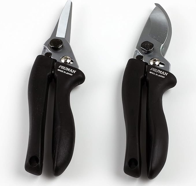 Wazakura Professional Japanese Bypass Pruning Shears 8inch(195mm) Made in Japan, Heavy Duty Pruners, Garden Hand Clipper with Safety Lock