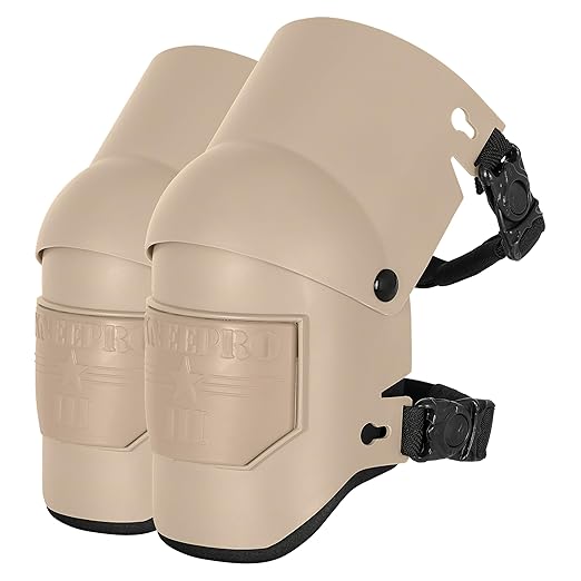 Sellstrom Ultra Flex KneePro Professional Knee Pads for Men & Women with Thick Foam Cushioning & Heavy Duty Hard Outer Shell - Adjustable Straps with Speed-Clips & Ergonomic Metal Hinges - for Construction Work, Gardening, Roofing, Flooring
