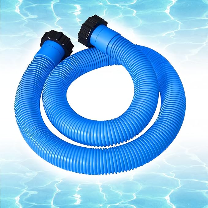 1.5" Replacement Pool Pump Hose for Above Ground Pools Accessories - 29060E Pool Hoses for Intex 1,500 GPH Pump, Sand Filters ＆ Saltwater System (Blue -1 Pack)