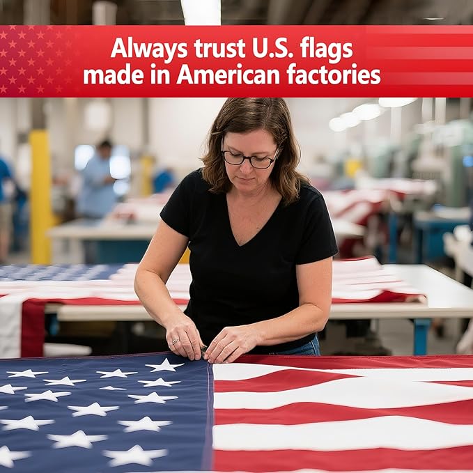 American Flag 2.5x4American Flag Long Lasting,Tear Proof Series American Flags for Outside,US Flag 2.5x4 Nylon Durable 2.5x4Ft USFlag Made in USA,Best AmericaFlags,Made in United States Flag
