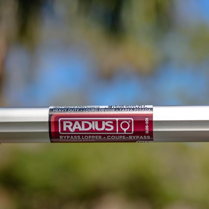 Radius Garden 37'' Ratcheting Bypass Lopper with Telescoping Handles – Powerful Cutting for Tough Branches