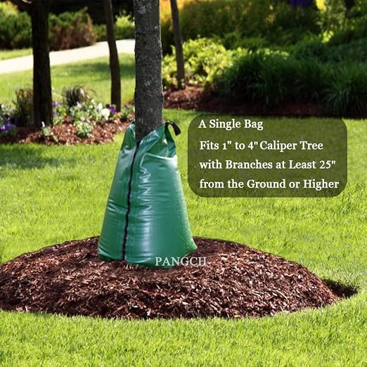 Tree Watering Bag, 20 Gallon Slow Release Tree Watering Bags-Drip Irrigation Bag for Newly Planted or Established Trees (4 Packs)