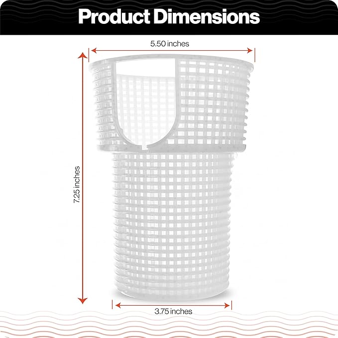 Swimables Pump Basket Compatible With Superflo and VS Pool Pump 355667 | Pro Grade for Pentair Filter | Small & Large Debris | Made in USA