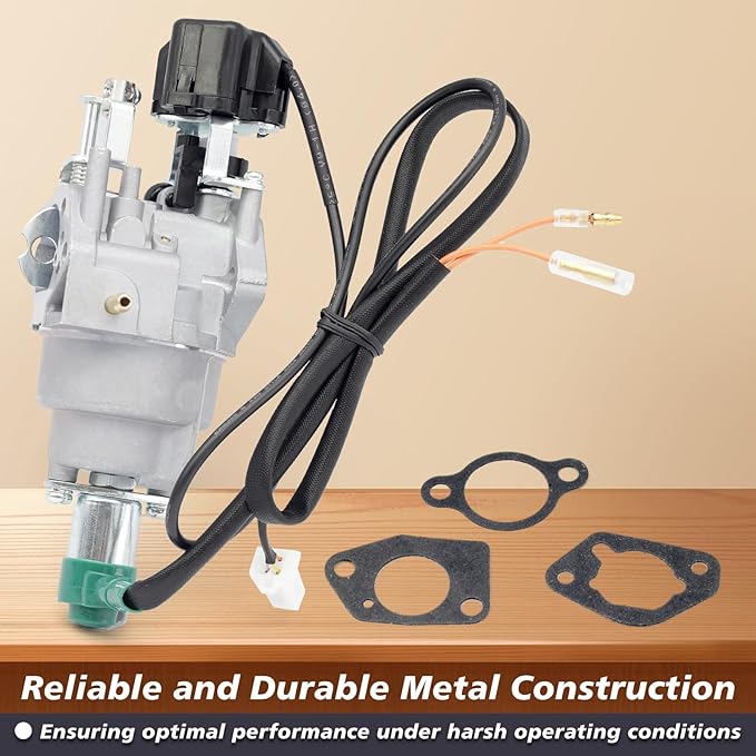 Inverter Generator Carburetor Compatible with Harbor Freight Predator 9500 Watt Surper Quiet Generator Model 57080 and 59188, Air Intake Gaskets Included