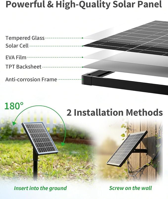 POPOSOAP 8W Solar Pond Aerator with Digital Display, Solar Air Pump 7/24H Oxygen Supply with Battery, 9 Adjustable Mode Oxygen Pump for Fish Pond, Koi Pond, Aquarium & Fishing Tank-P9375