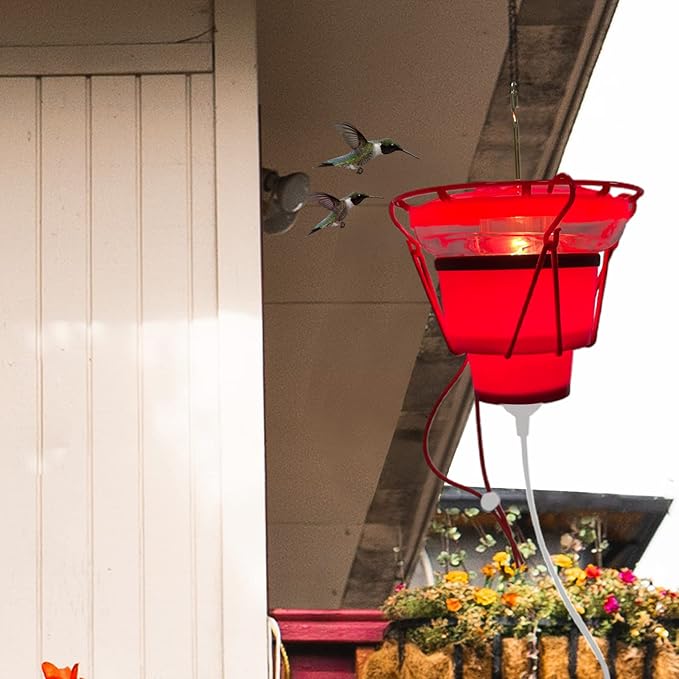 Hummingbird Feeder Heater, Heated Hummingbird Feeders for Outdoor, Bird Feeder Heater Attaches to Bottom Feed Hummingbirds in Freezing Weather Winter Outdoor Garden (Feeder NOT Included) (1)